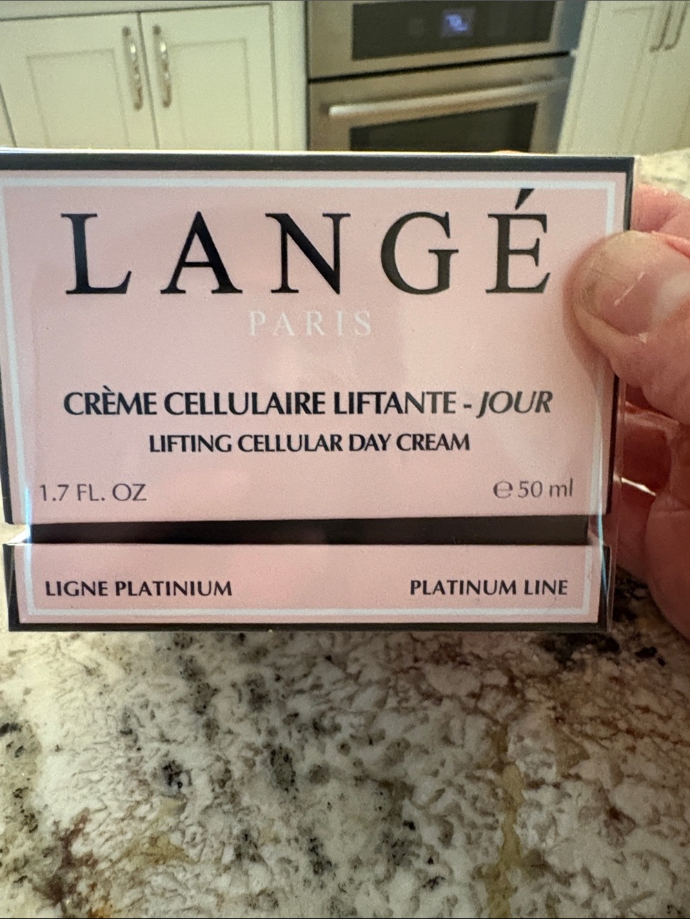 Langé Platinum Line Lifting Cellular Day Cream - Light Pink & Black